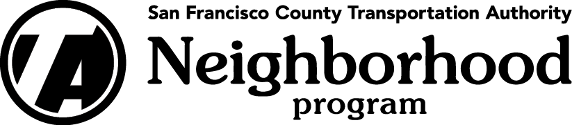 San Francisco County Transportation Authority Neighborhood Program logo