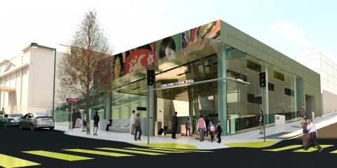 A rendering of Chinatown station