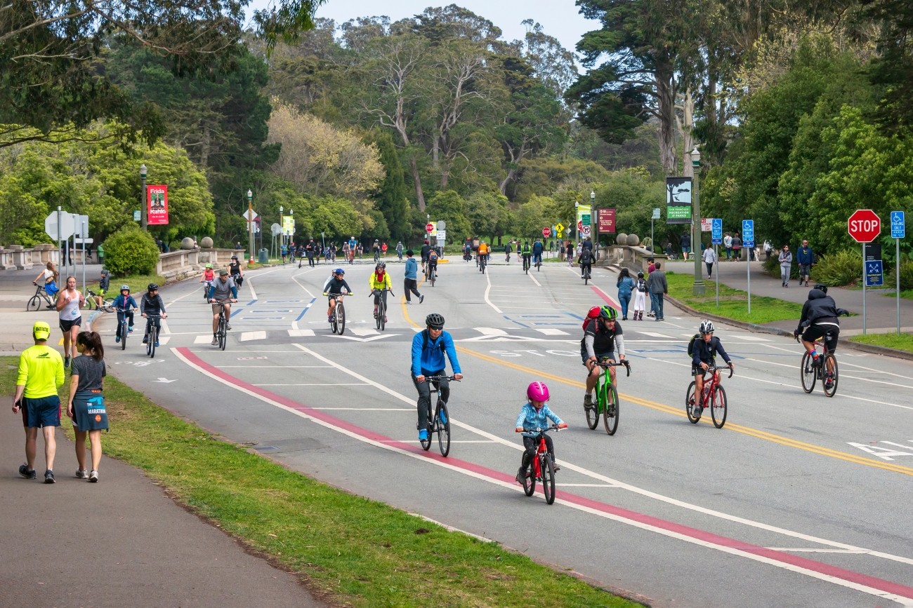 Car-Free John F Kennedy in Golden Gate Park