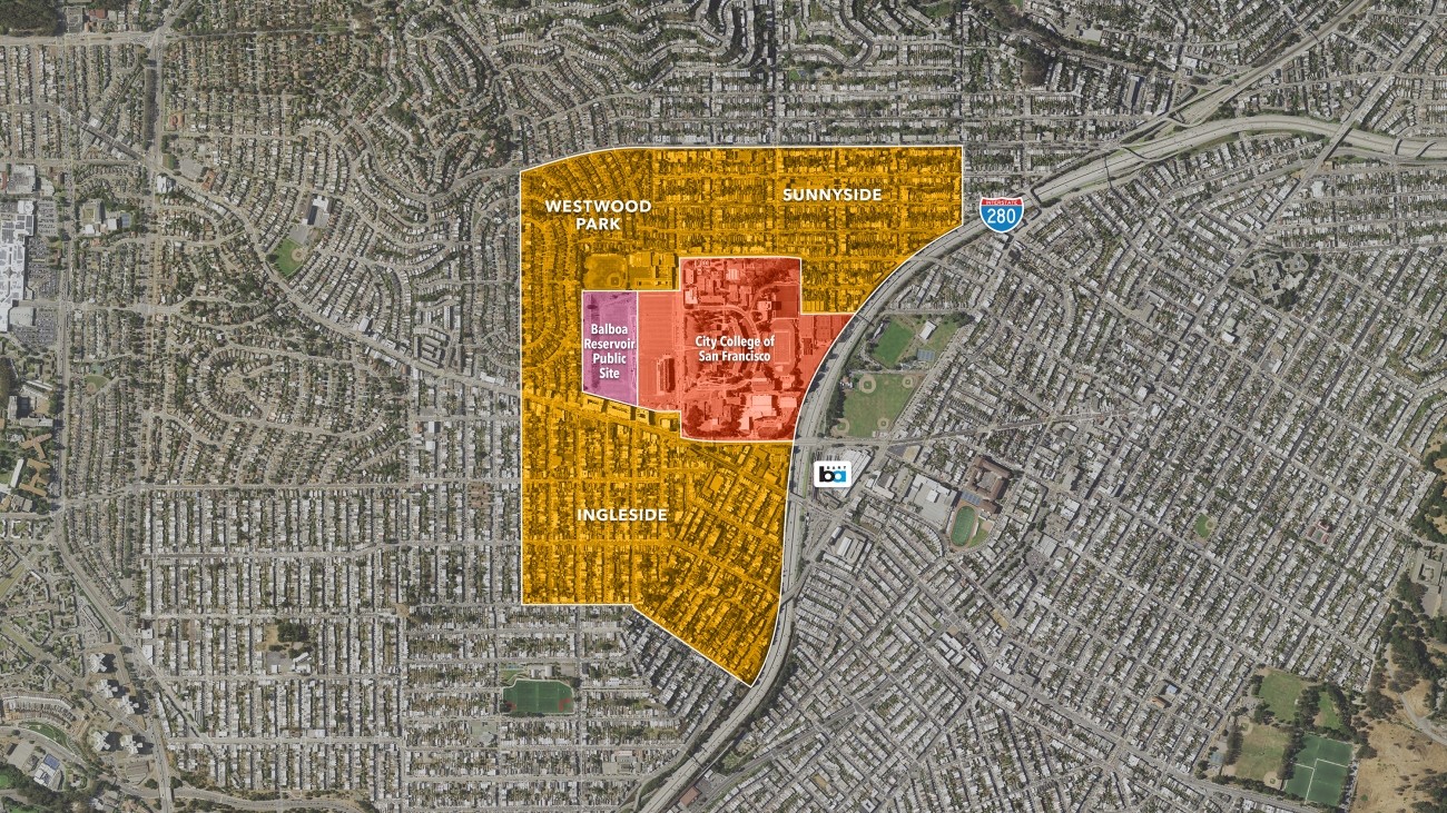 A map of the project boundaries