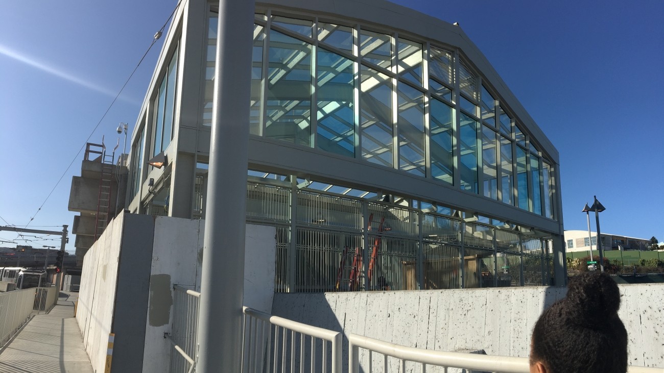 The Balboa BART fare gate entrance