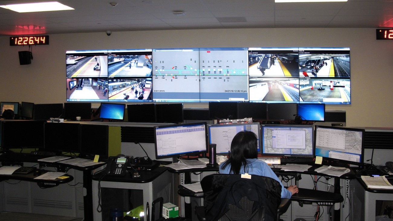 SFMTA's traffic control center 