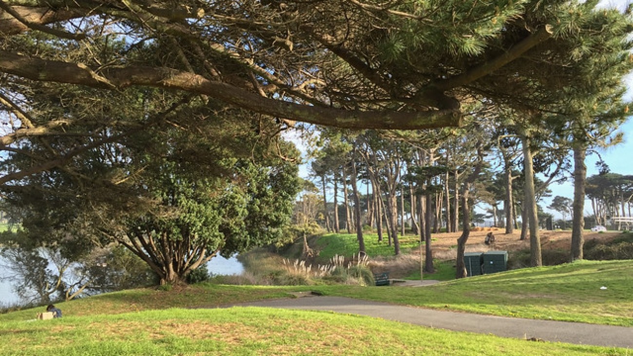 Existing Lake Merced path