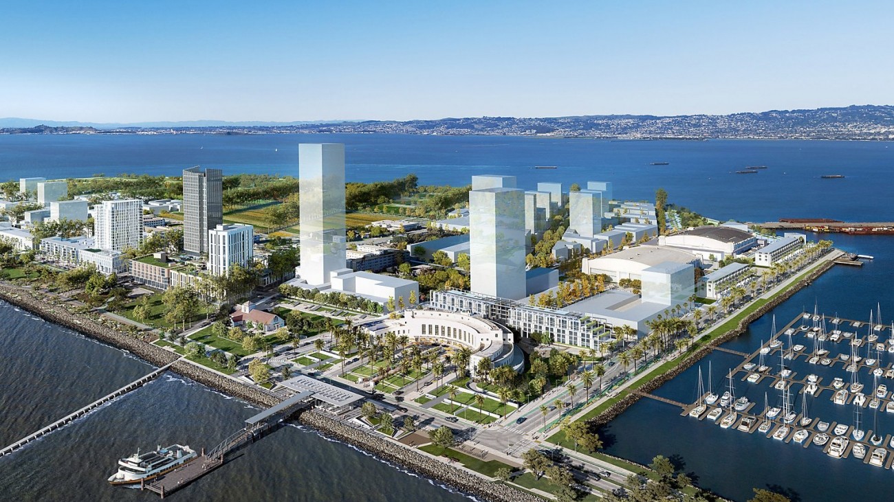 Rendering of future development on Treasure Island