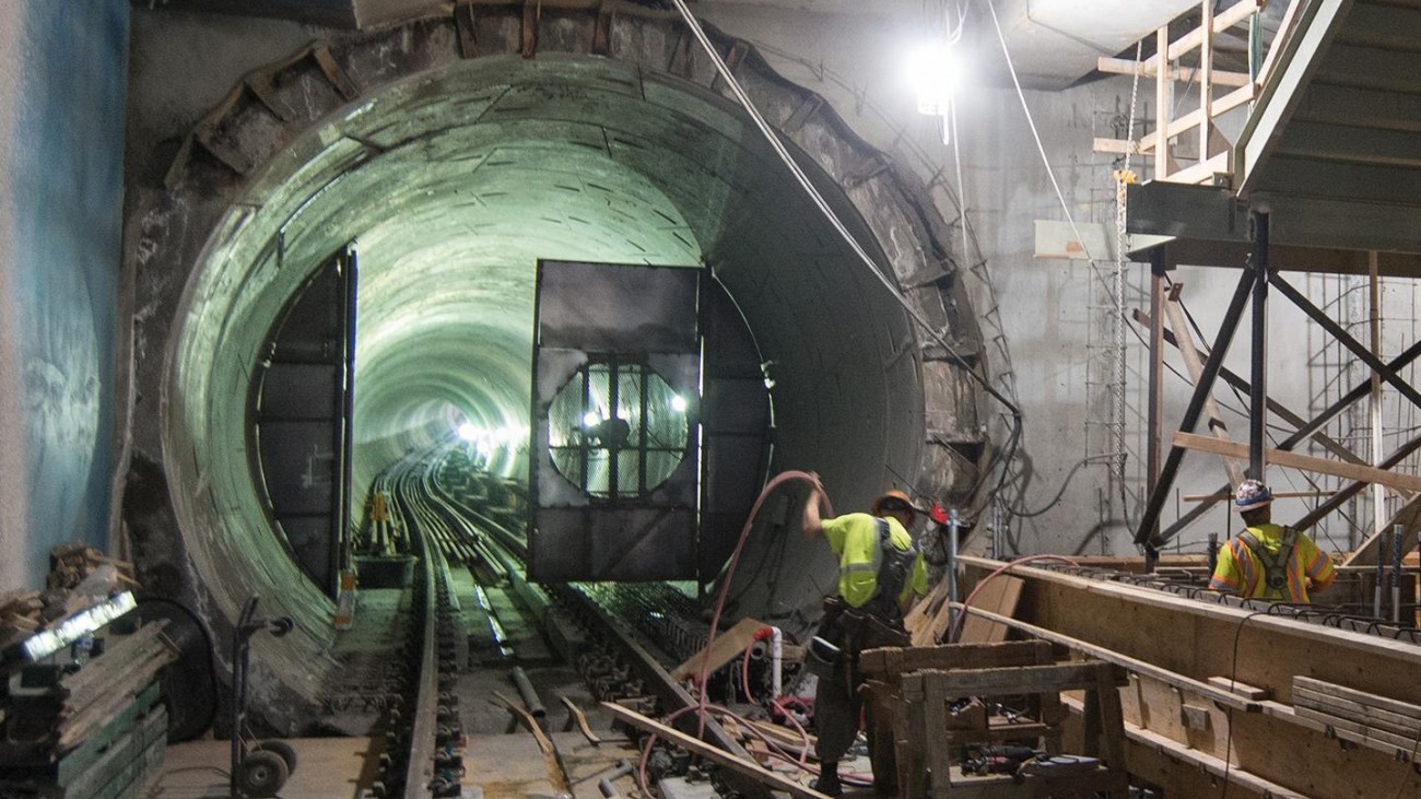 Construction on the Central Subway is underway