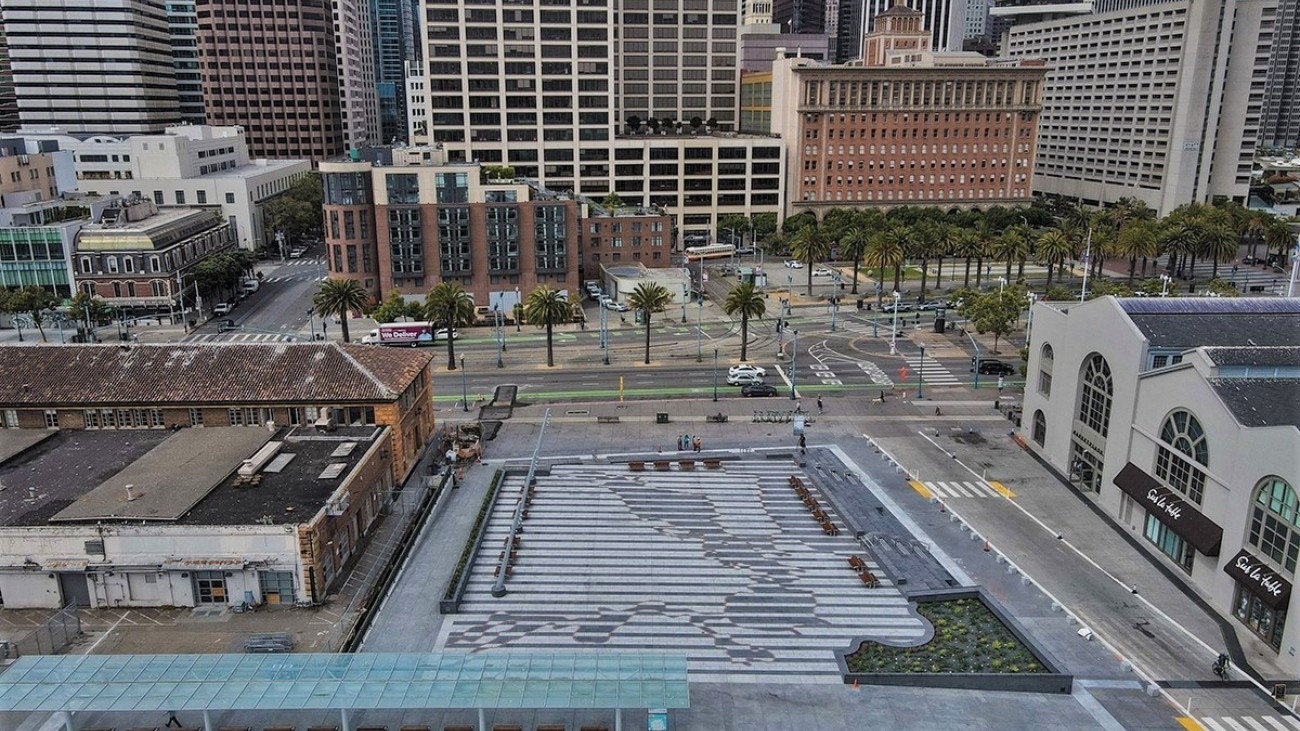 new ferry terminal plaza