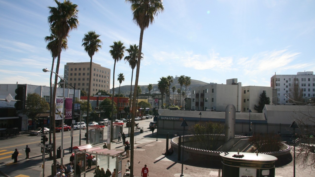 View of 24th Street Bart Station