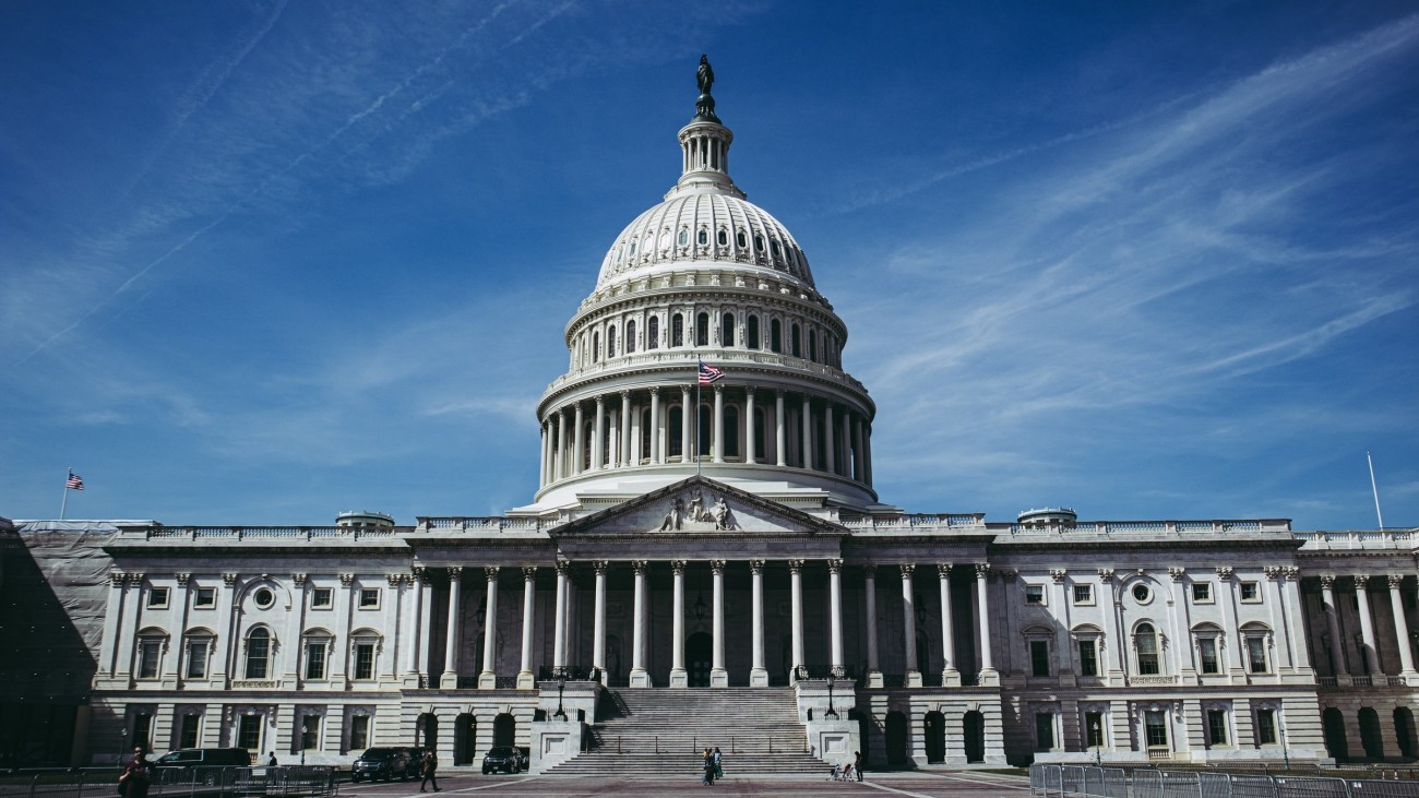 View of Washington DC Capitol Building