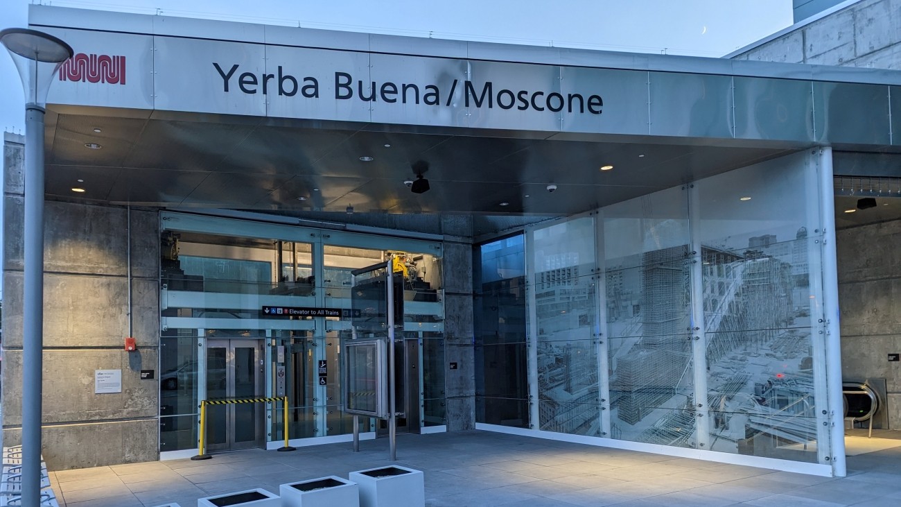 Entrance to Yerba Buena/Moscone Station