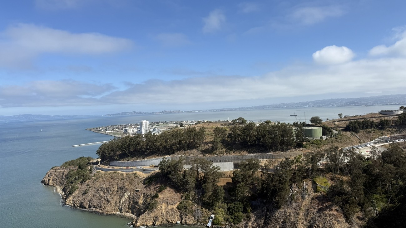 North end of Westside Bridges construction. 