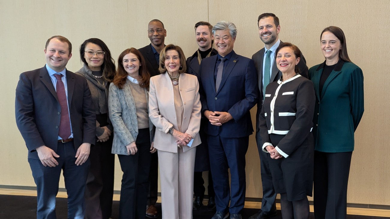 SF Chamber of Commerce delegation with Speaker Emirita Nancy Pelosi