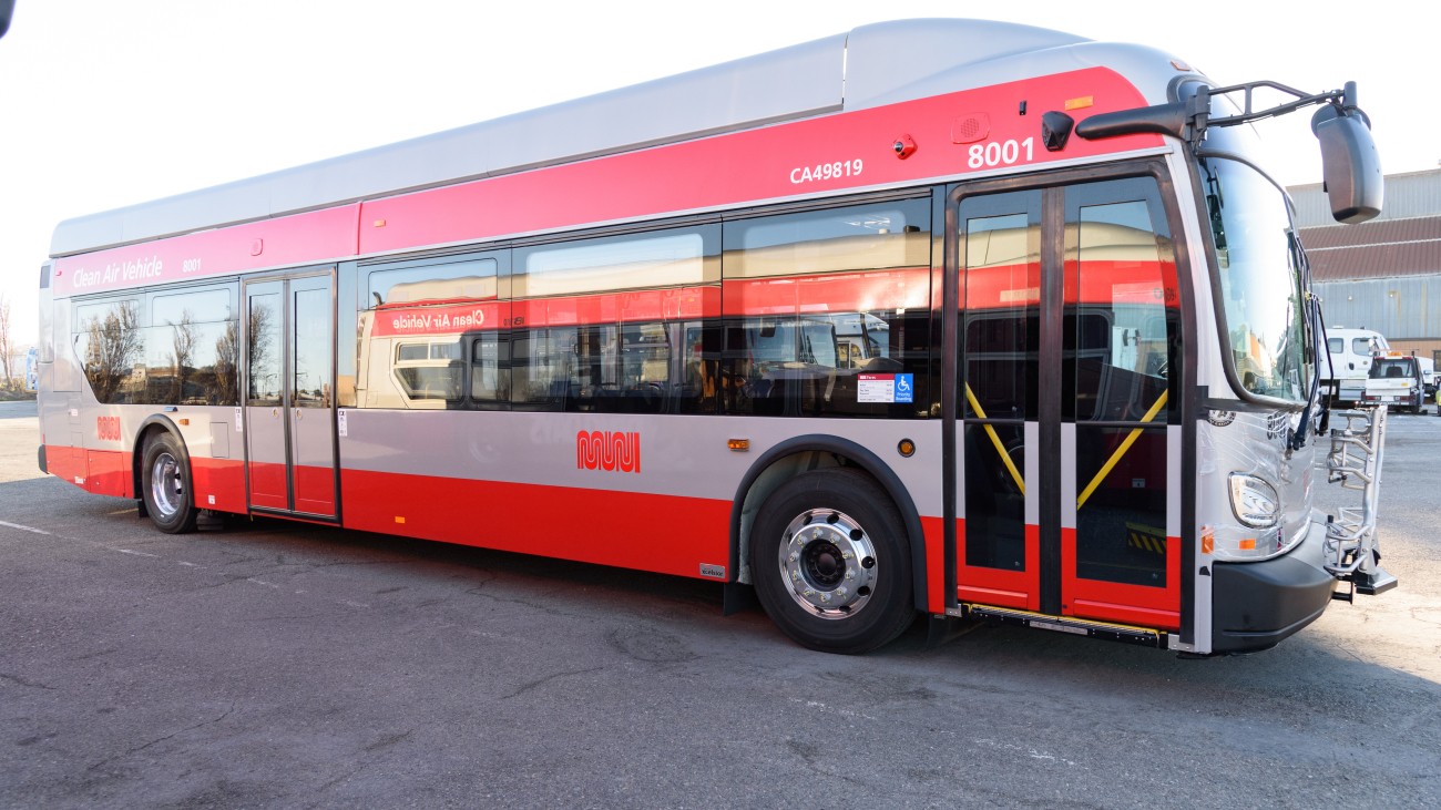 A new Muni bus