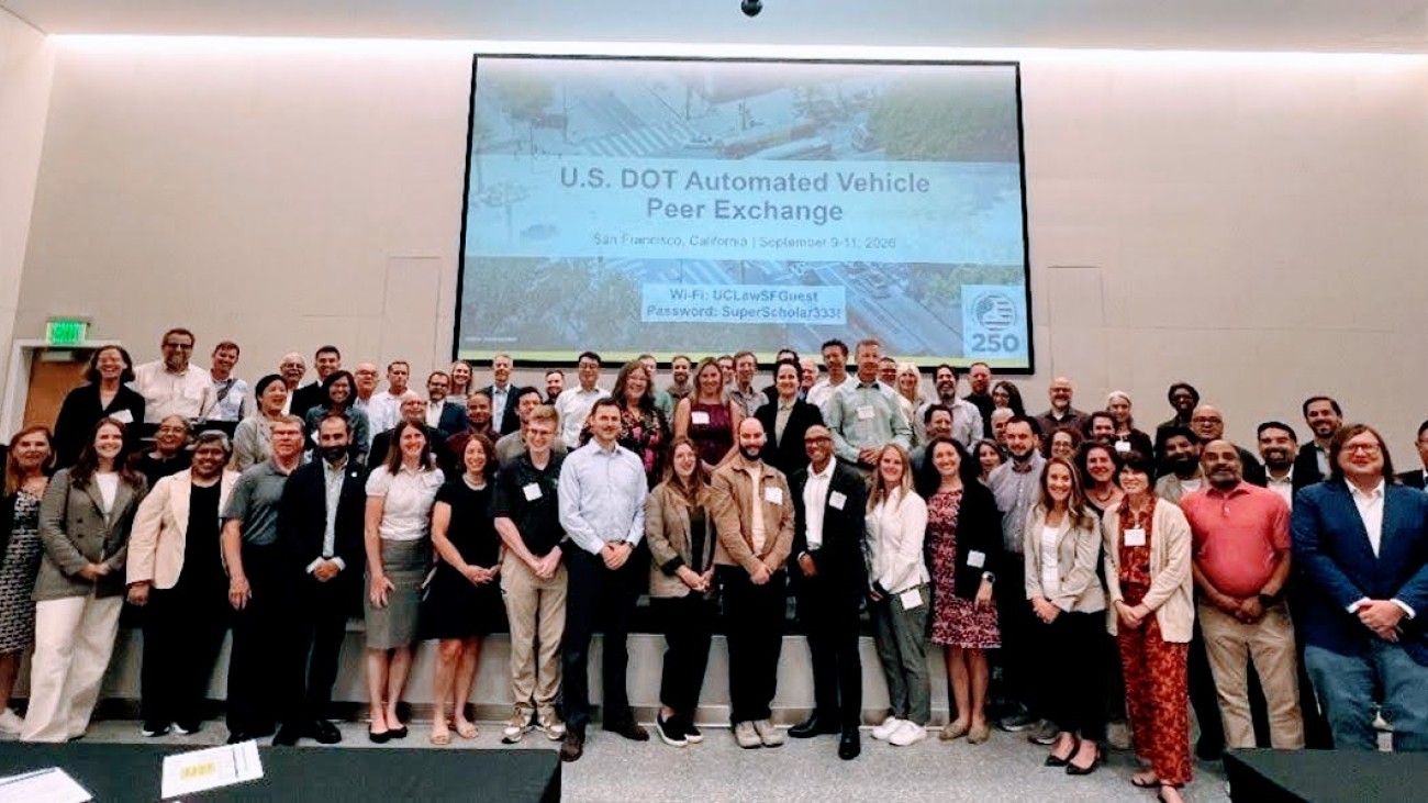 Group shot of all participants at AV Peer Exchange 