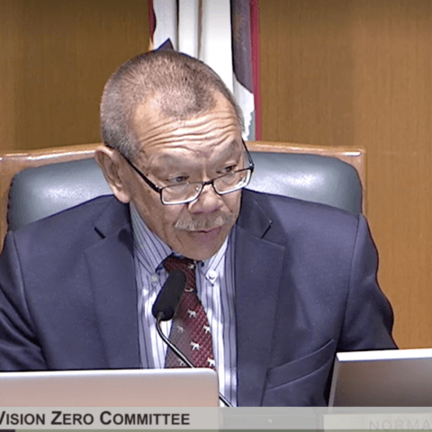 Vision Zero Committee Chair Norman Yee