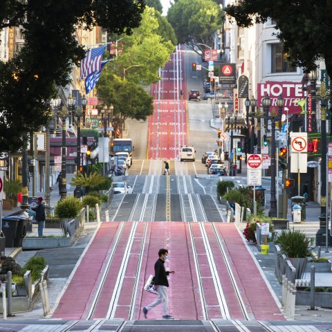 View of Powell Street in Downtown San Francisco