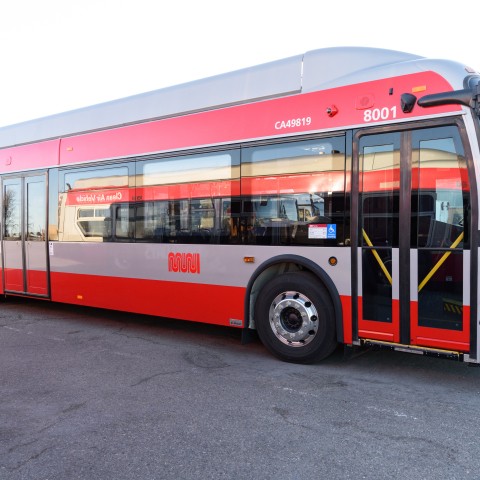 A new Muni bus