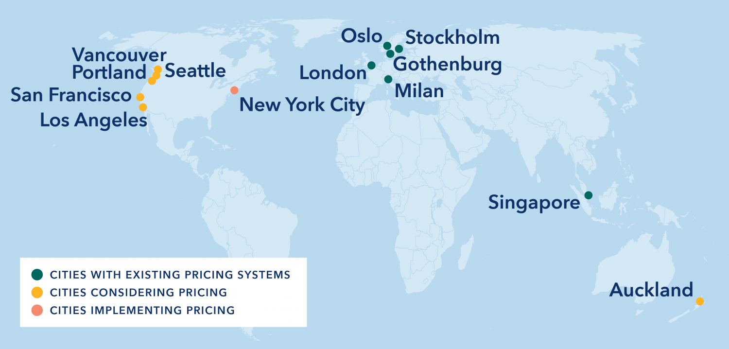 Cities around the world are using congestion pricing