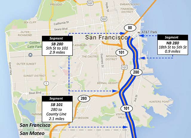 A map of the project boundaries