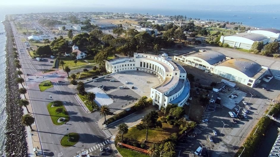 Aerial photo of Treasure Island